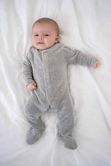 The Colour Collection Terry Towelling Sleepsuit