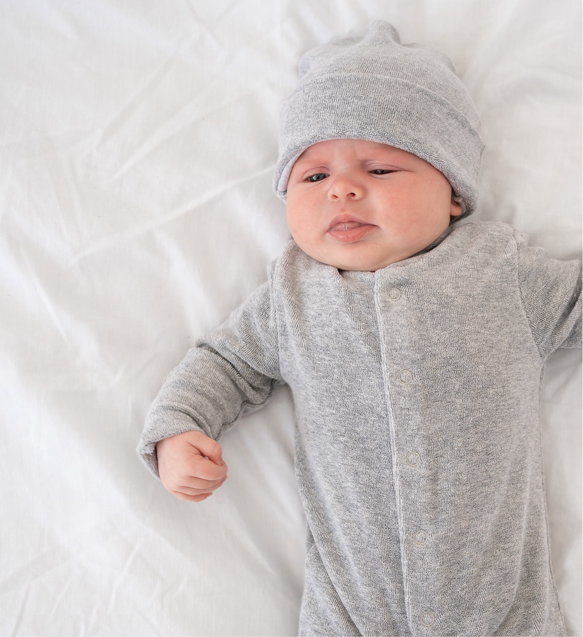 The Colour Collection Terry Towelling Sleepsuit