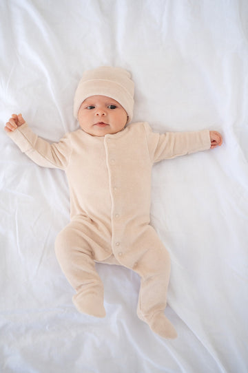 The Colour Collection Terry Towelling Sleepsuit